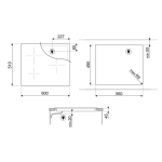 Smeg SI7633B 60厘米 嵌入式三頭電磁爐 (意大利製造)